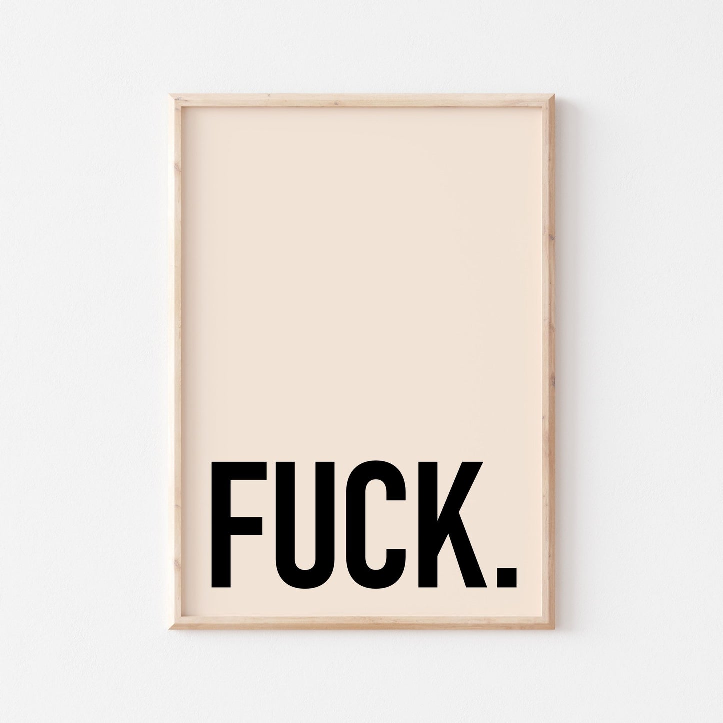 Rude Art Print - Posterami