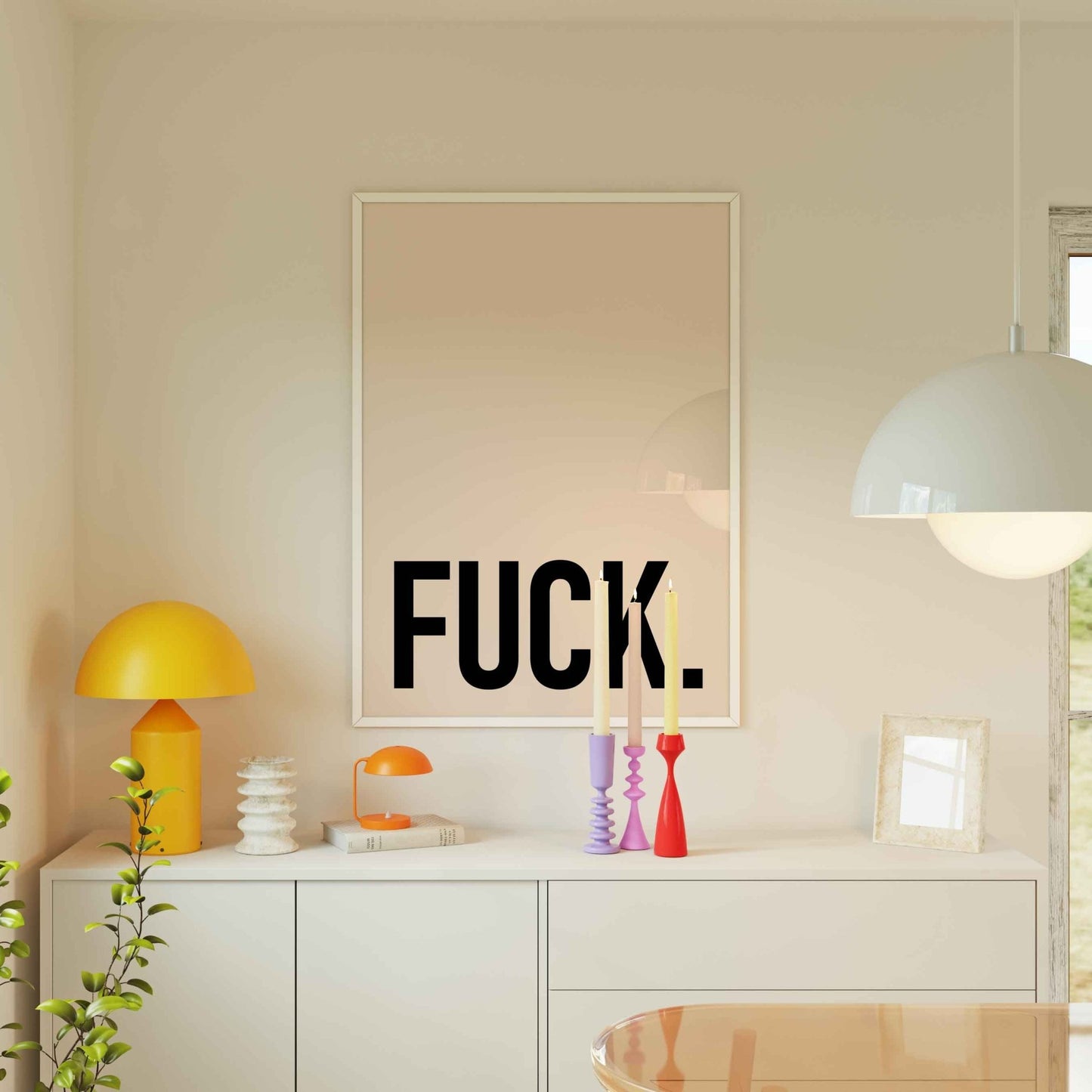 Rude Art Print - Posterami