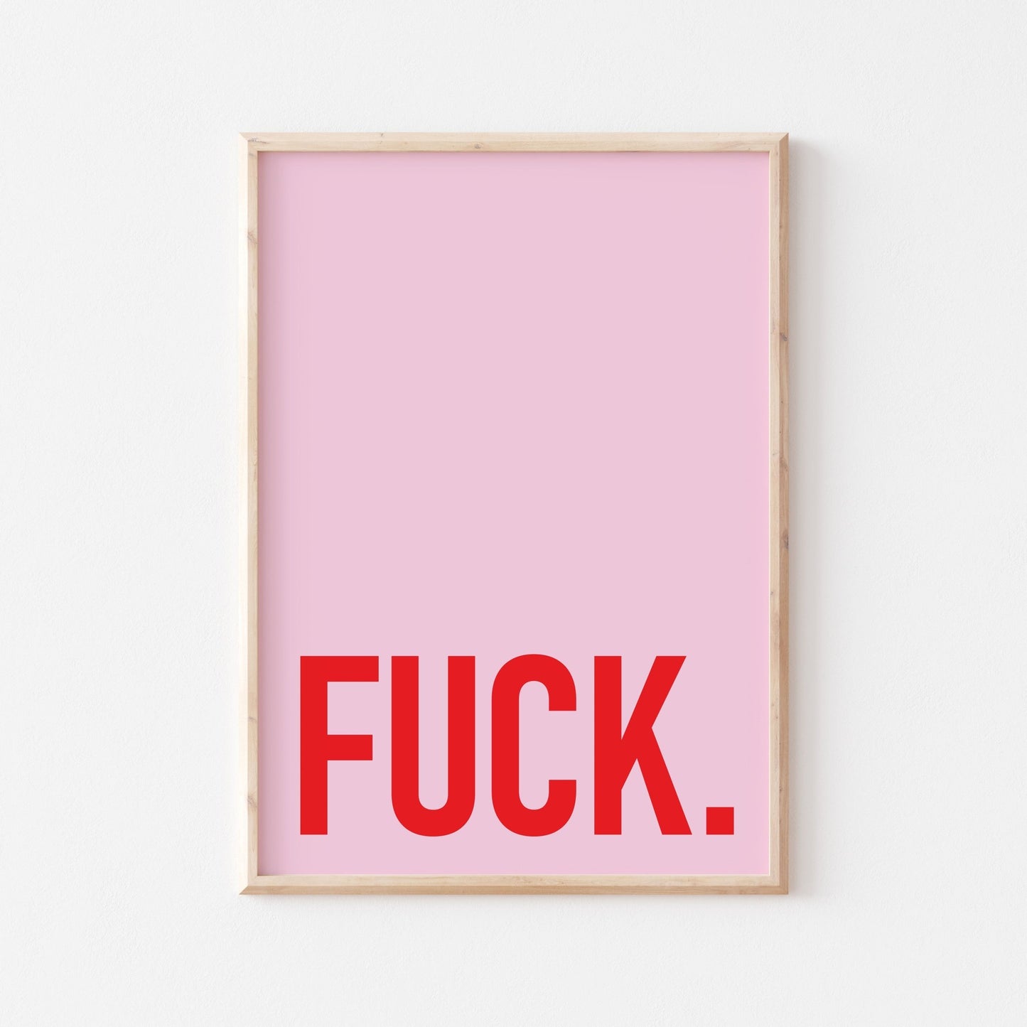 Rude Art Print - Posterami