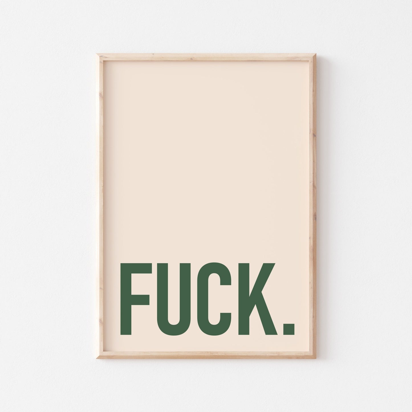 Rude Art Print - Posterami