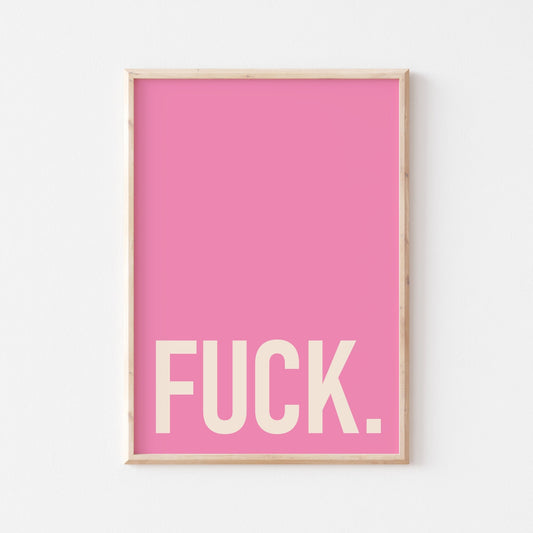 Rude Art Print - Posterami