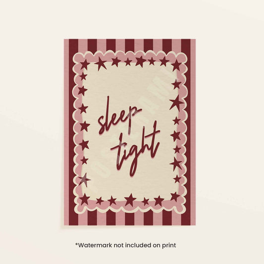 Sleep Tight Art Print - Posterami