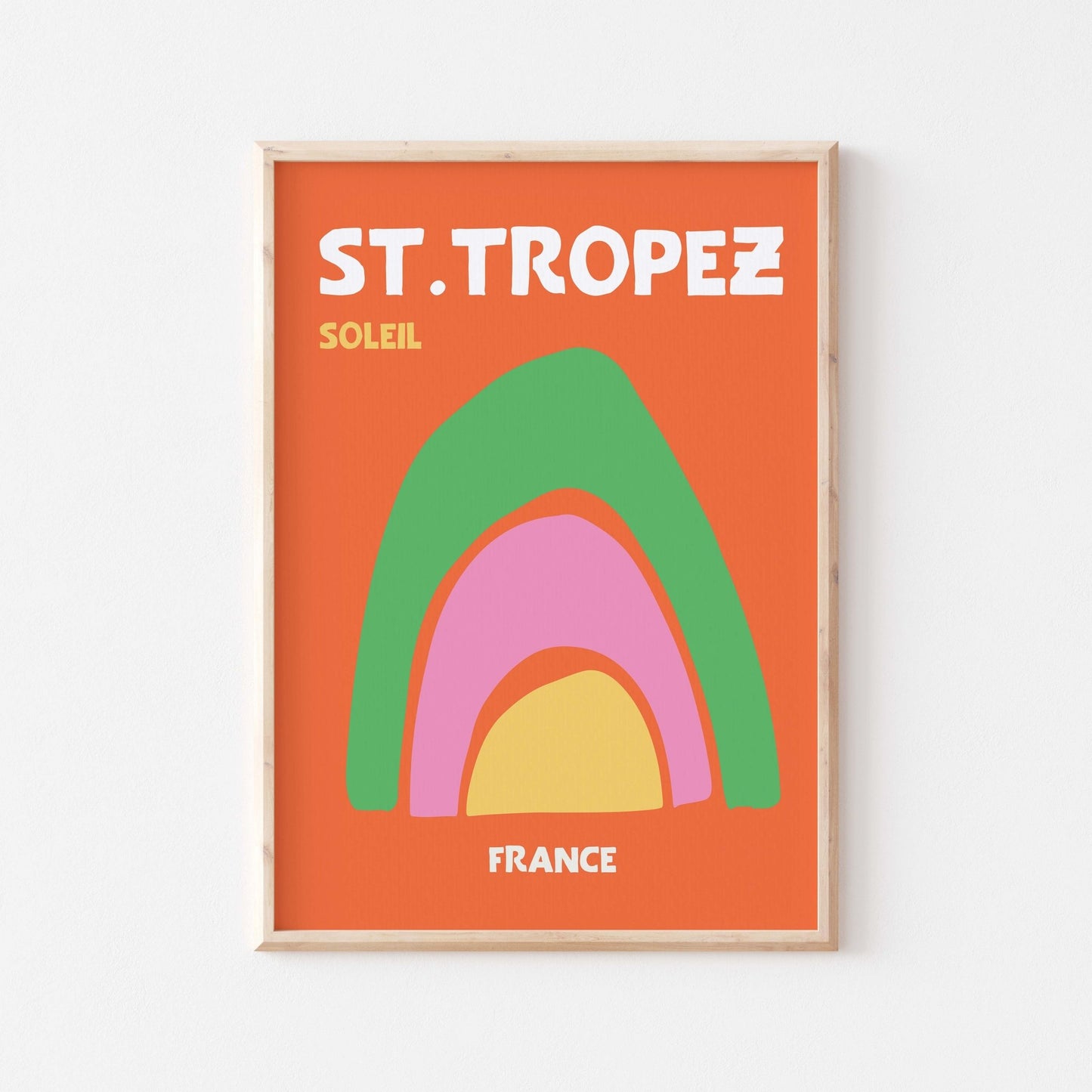 St. Tropez Soleil Art Print - Posterami