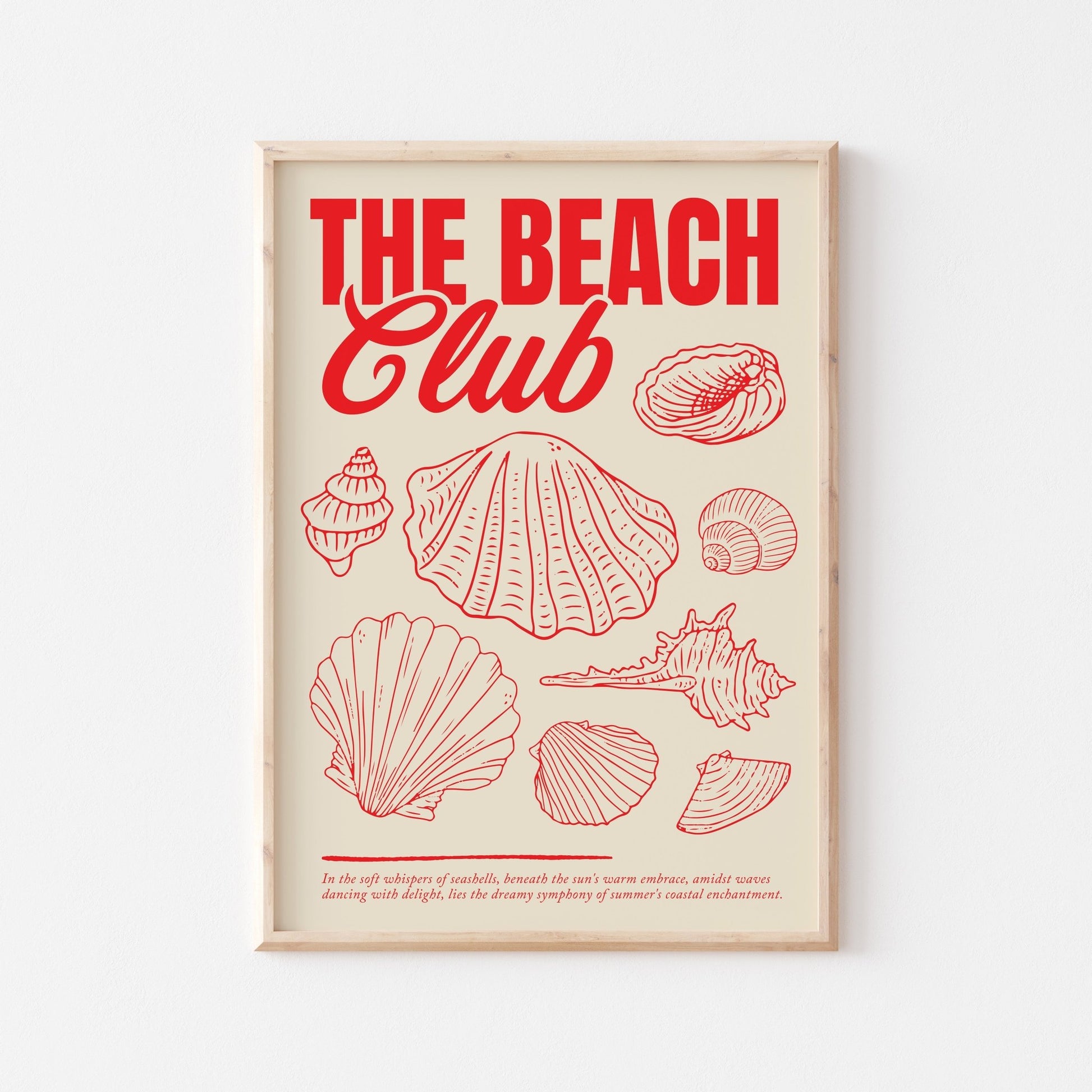 The Beach Club Art Print - Posterami