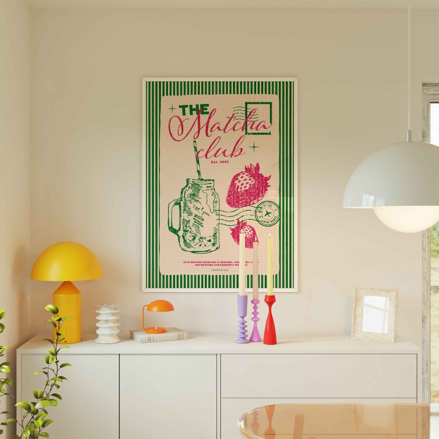 The Matcha Club Art Print - Posterami