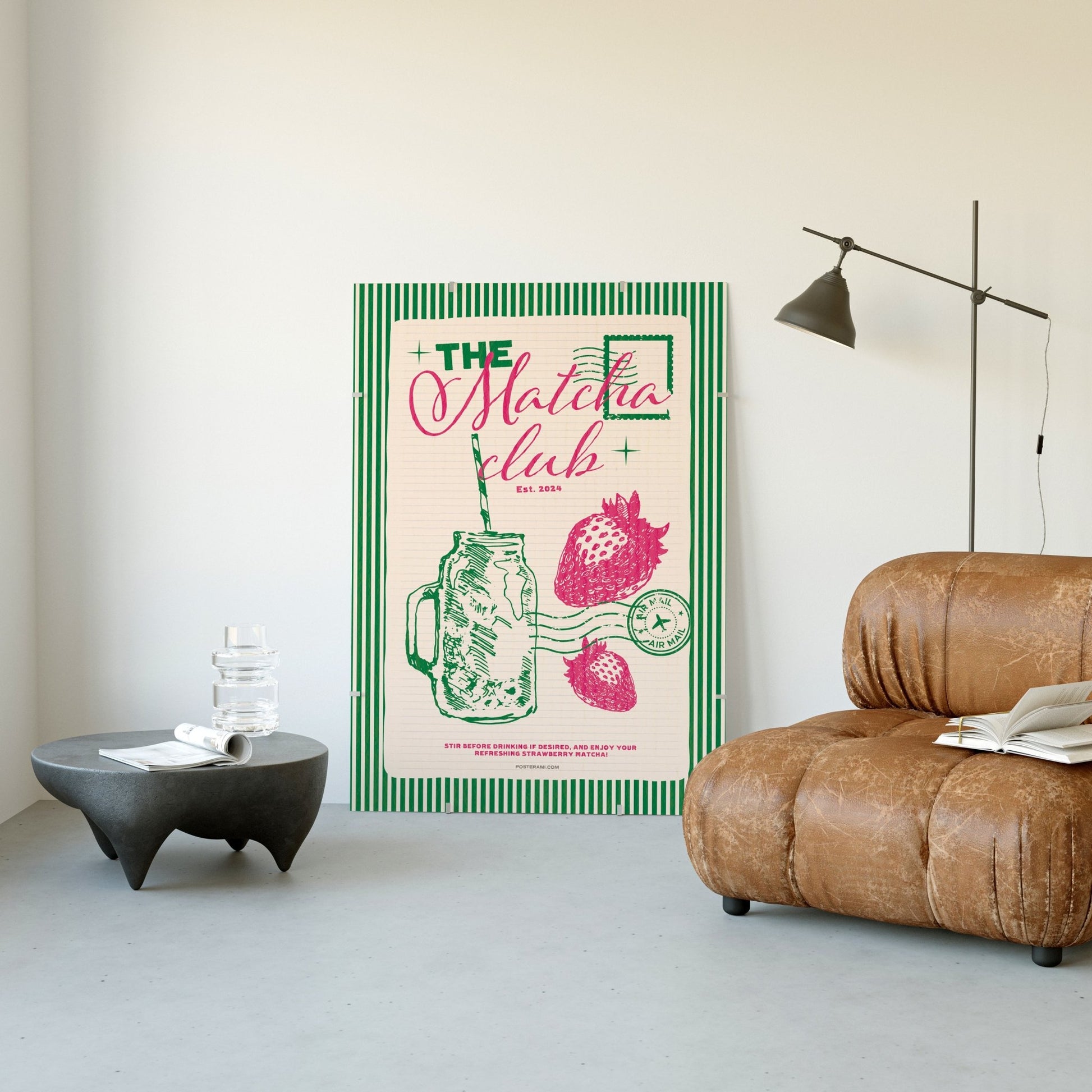 The Matcha Club Art Print - Posterami
