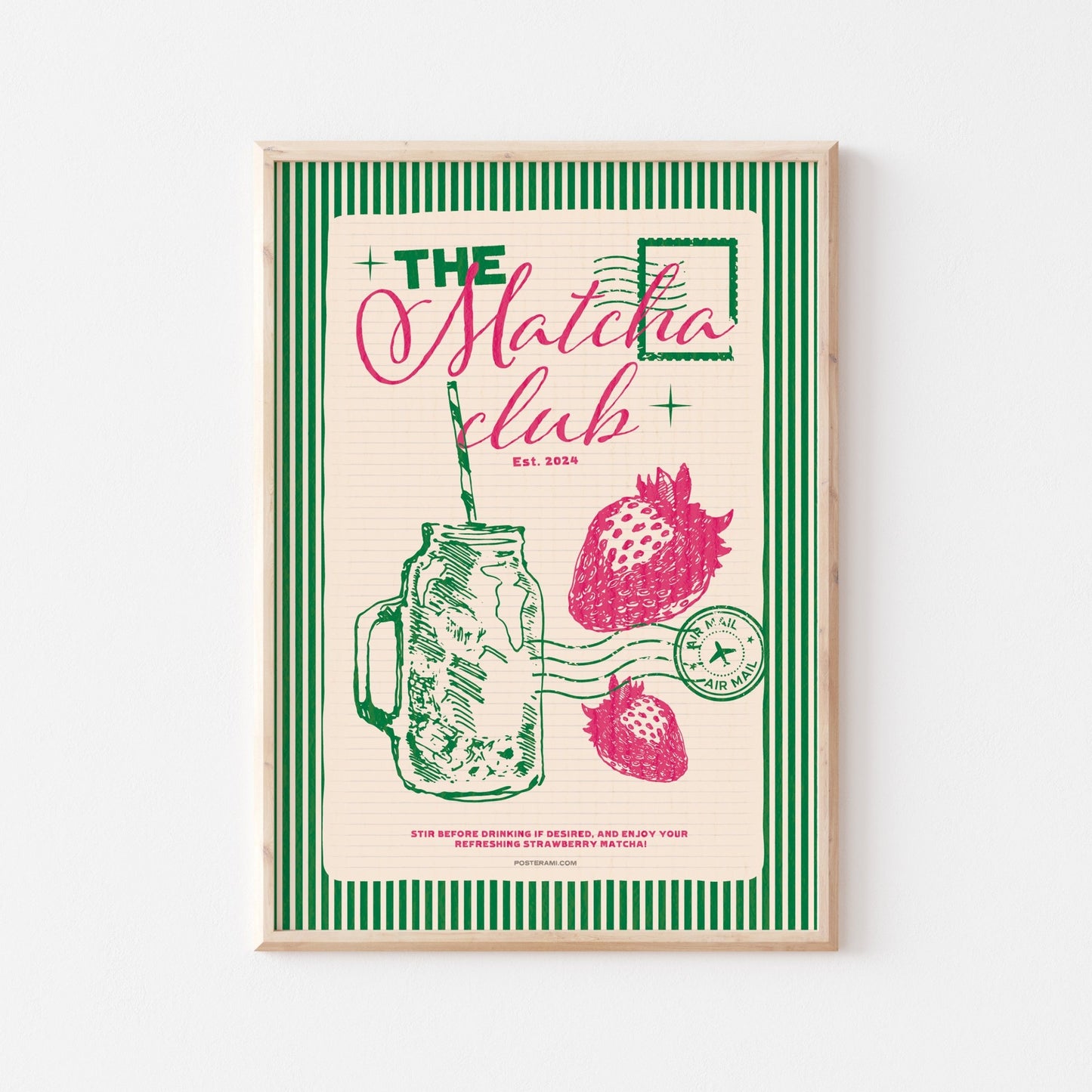 The Matcha Club Art Print - Posterami