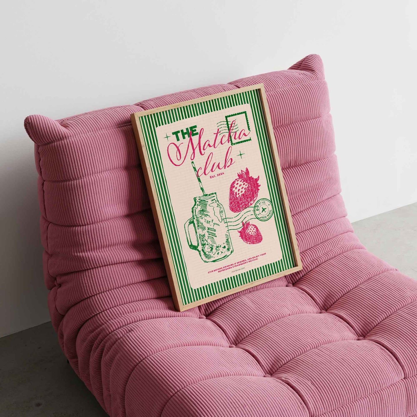 The Matcha Club Art Print - Posterami