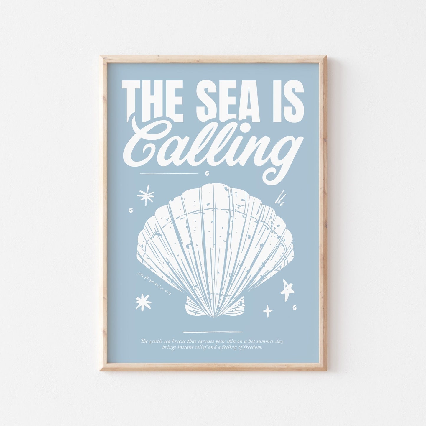 The Sea Is Calling Art Print - Posterami