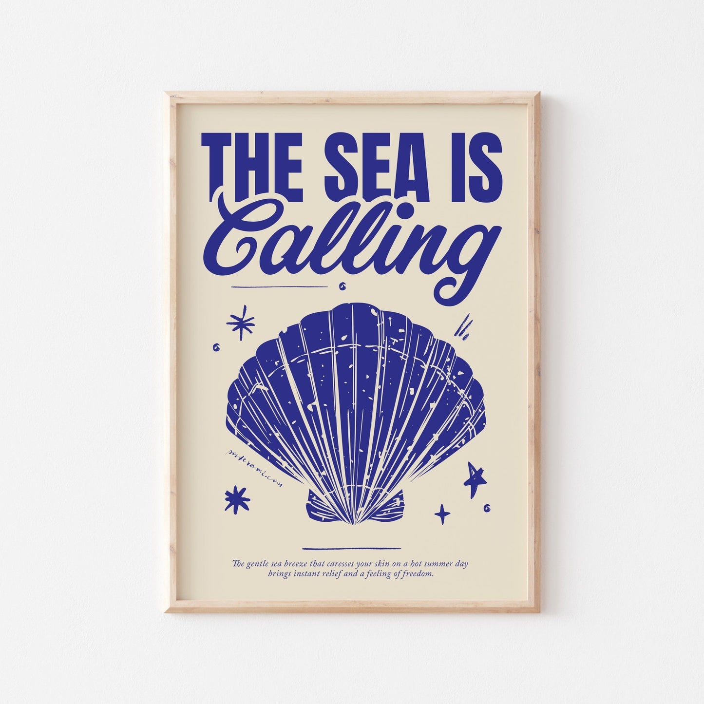 The Sea Is Calling Art Print - Posterami