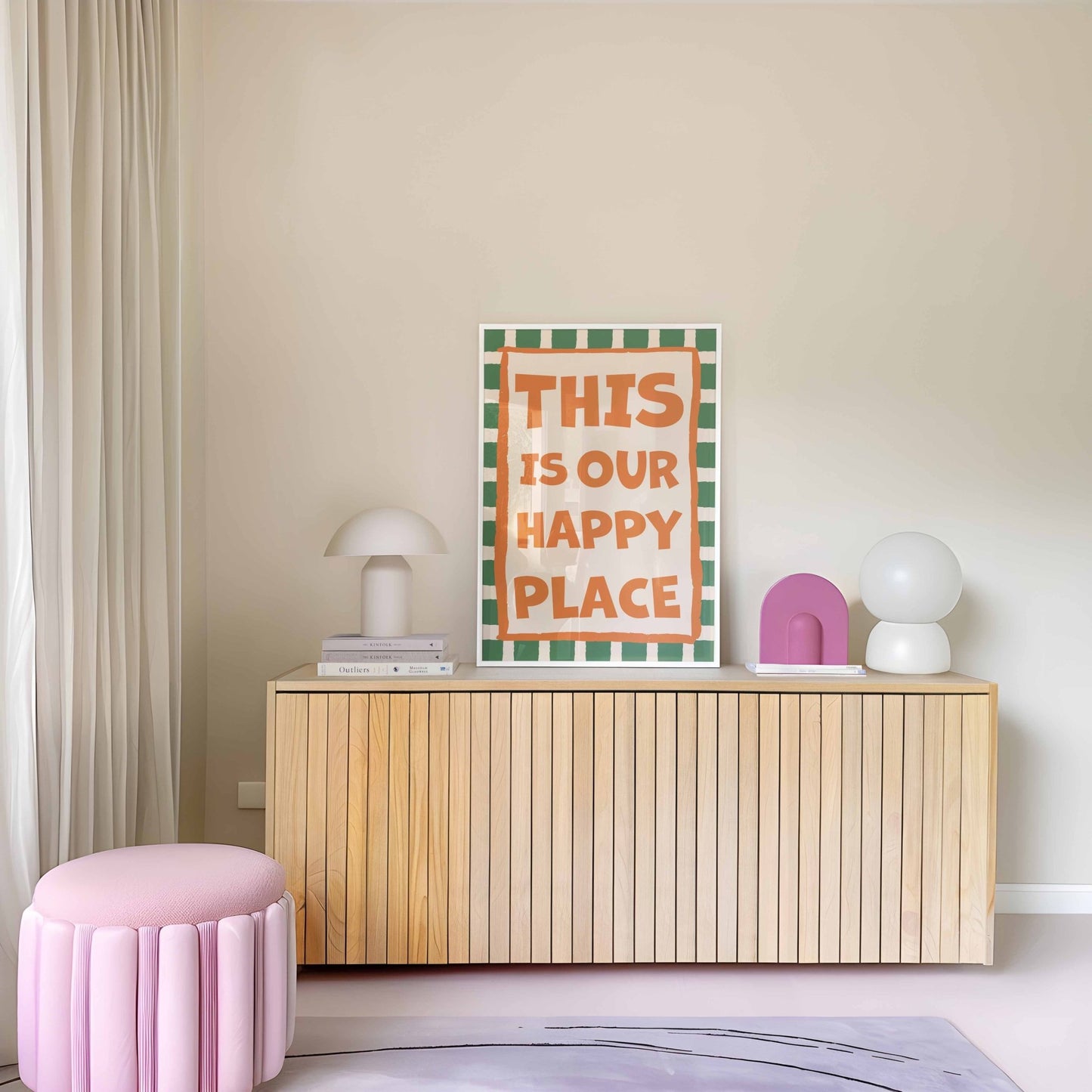 This Is Our Happy Place Art Print - Posterami