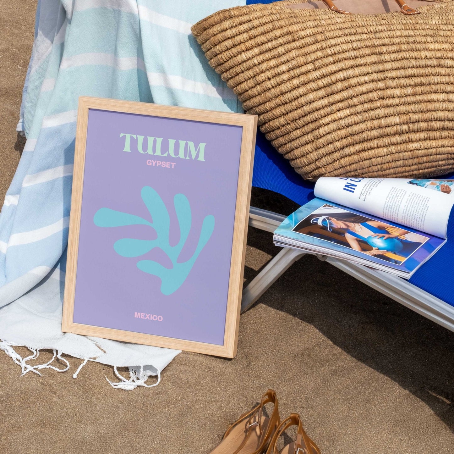 Tulum Gypset Art Print - Posterami