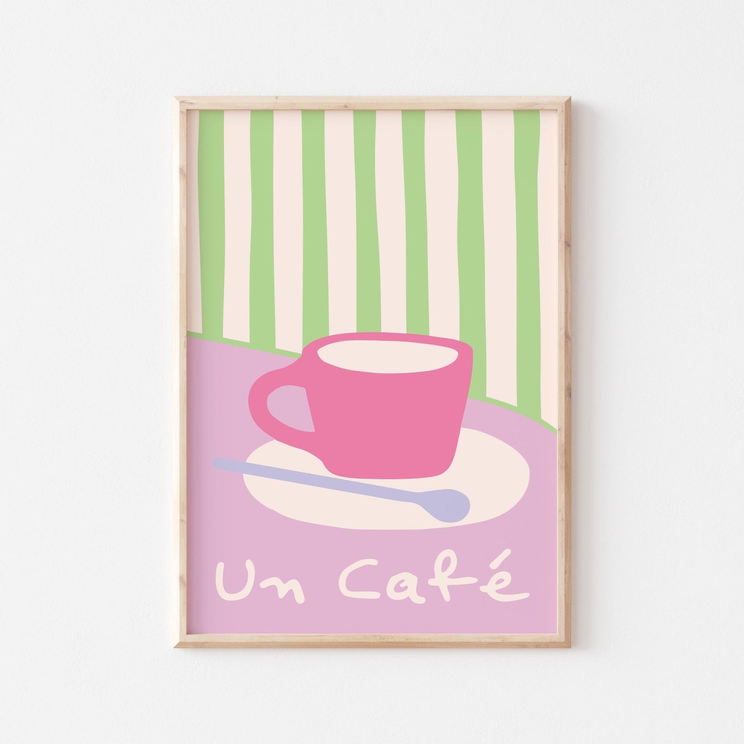 Un Cafe Art Print - Posterami