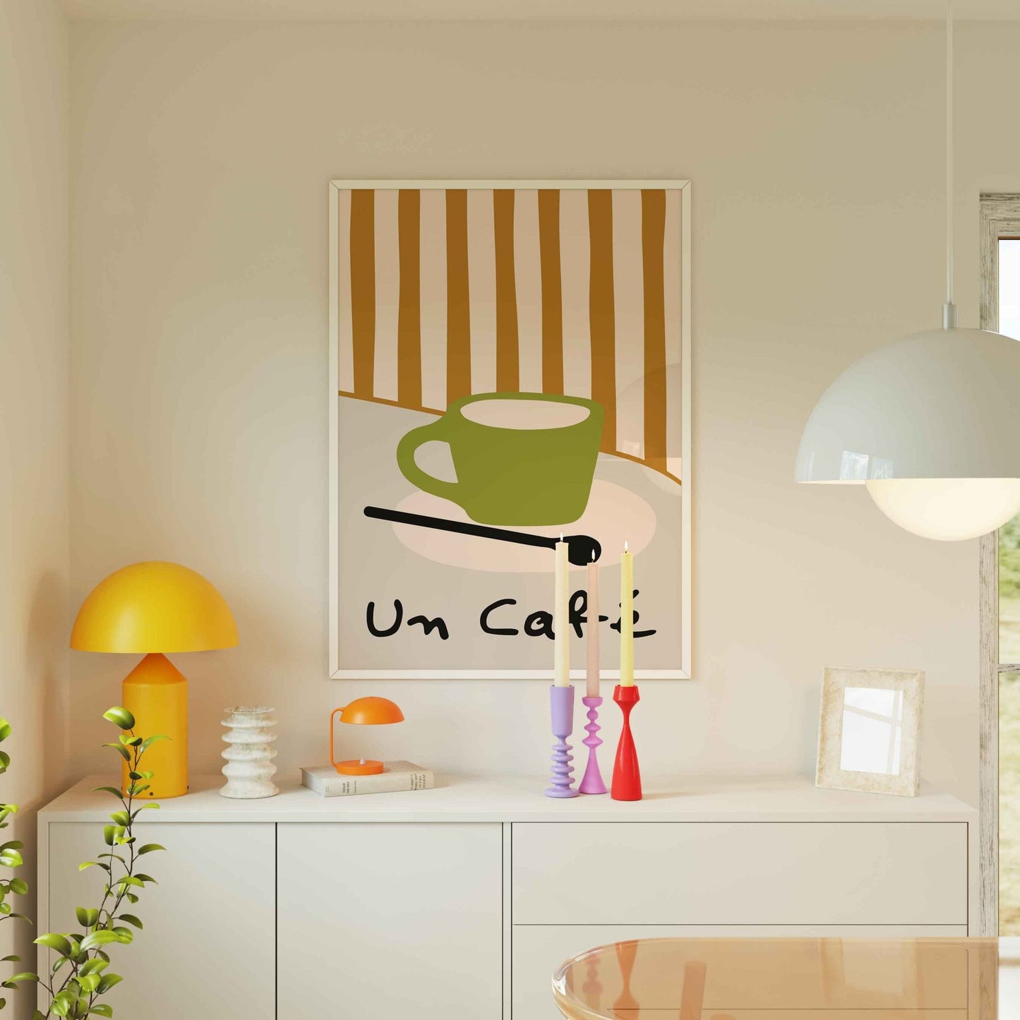 Un Café Art Print - Posterami