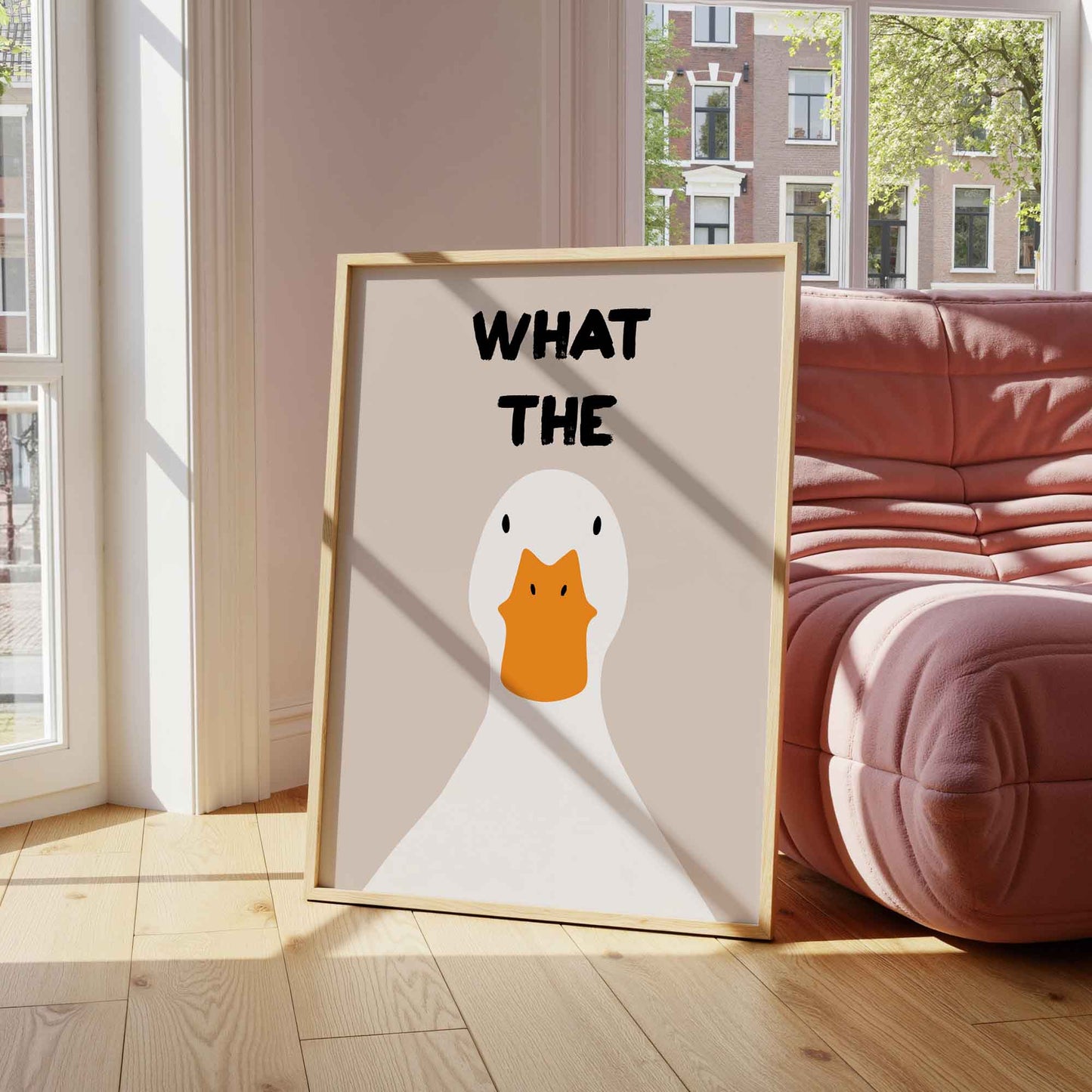 What The Duck Art Print - Posterami