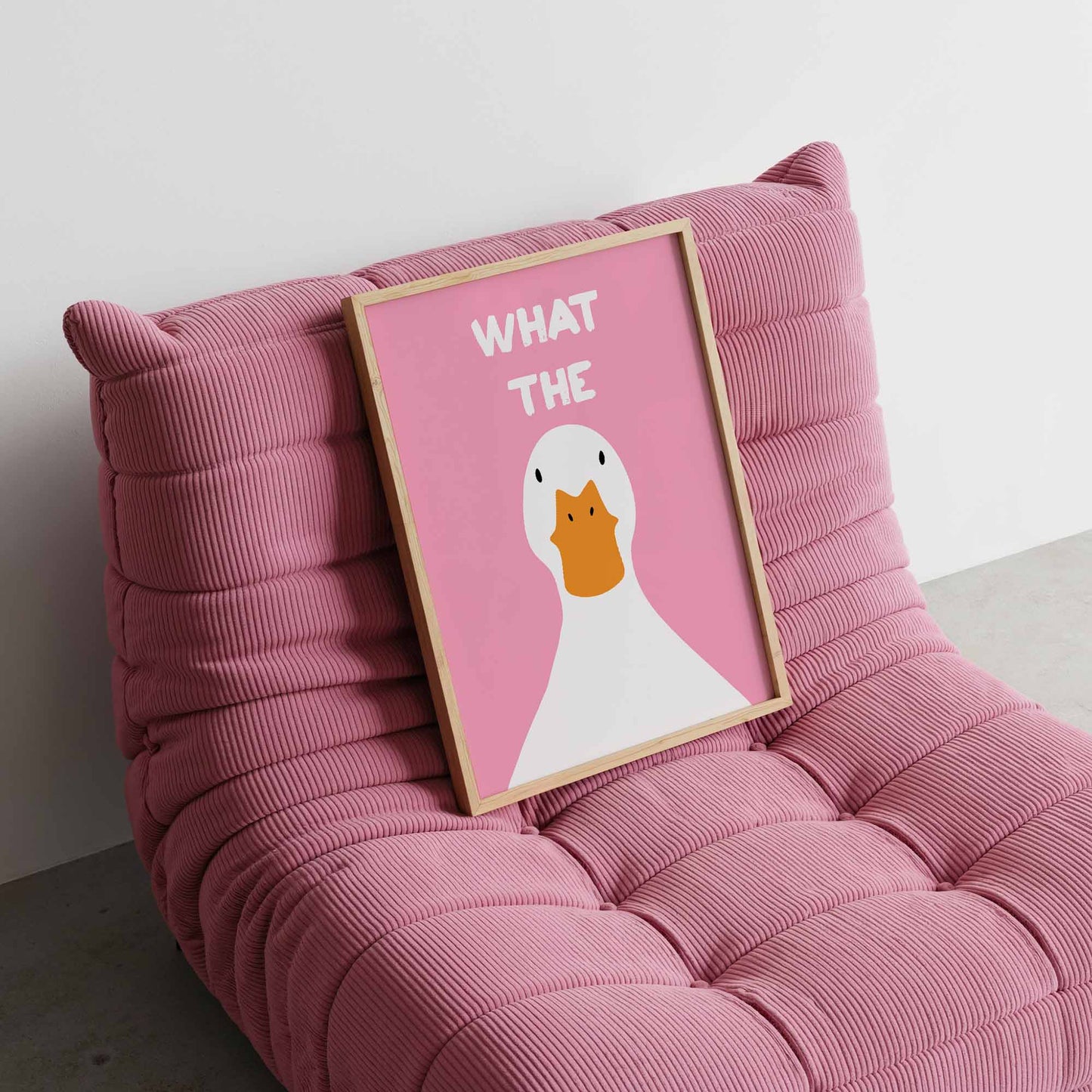 What The Duck Art Print - Posterami