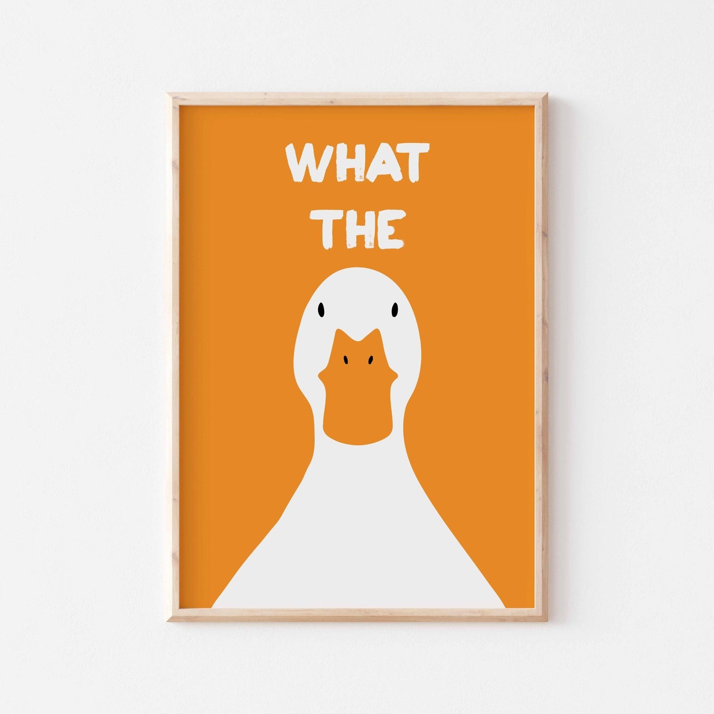 What The Duck Art Print - Posterami