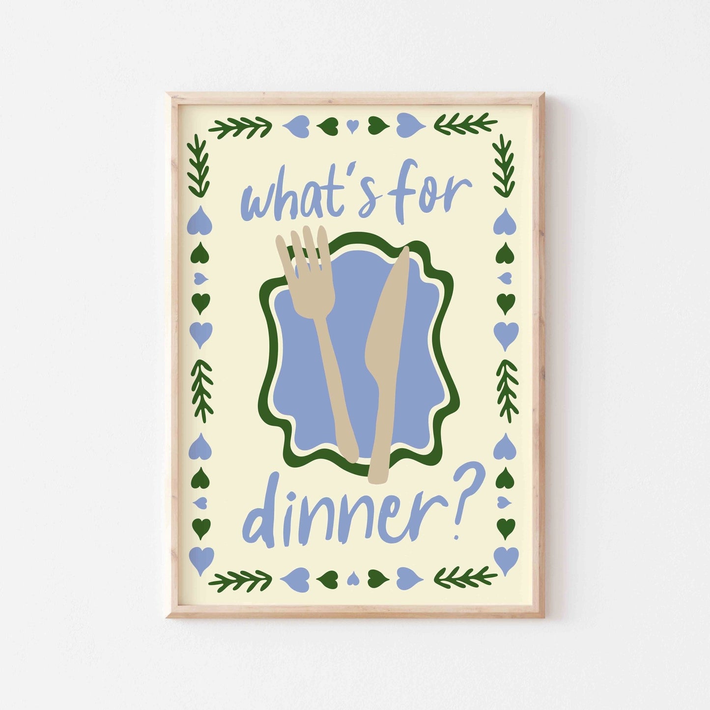 What's for Dinner Art Print - Posterami