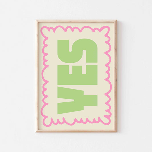 Yes Art Print - Posterami