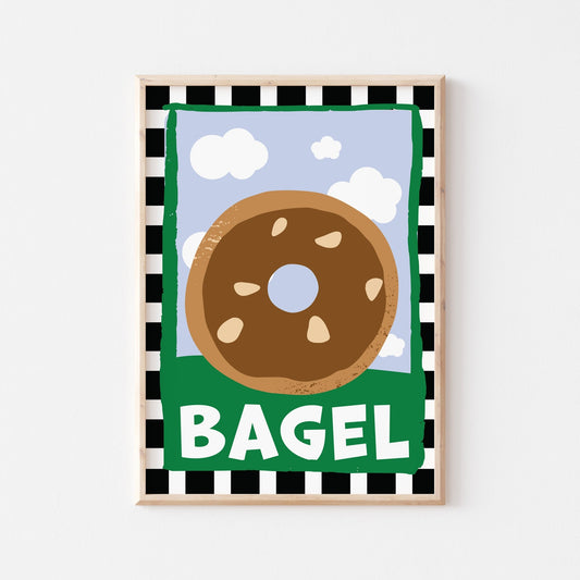 Bagel Art Print - Posterami