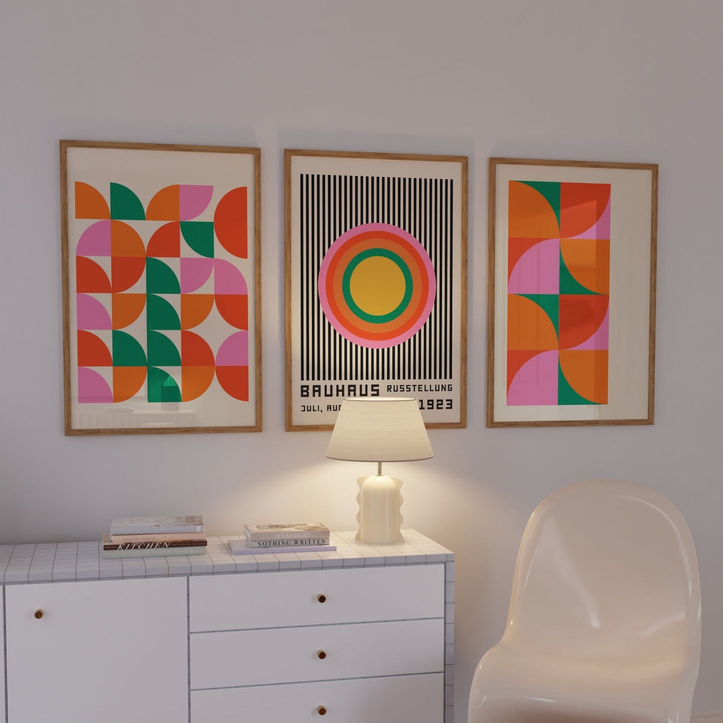 Bauhaus Print Set of 3 No. 1 - POSTERAMI