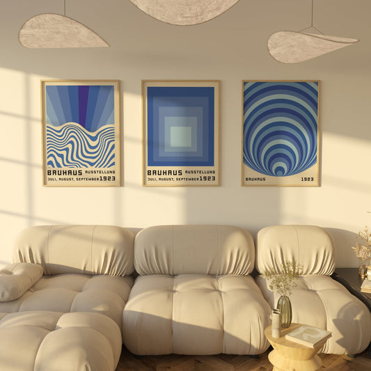 Bauhaus Print Set of 3 No. 12 - POSTERAMI