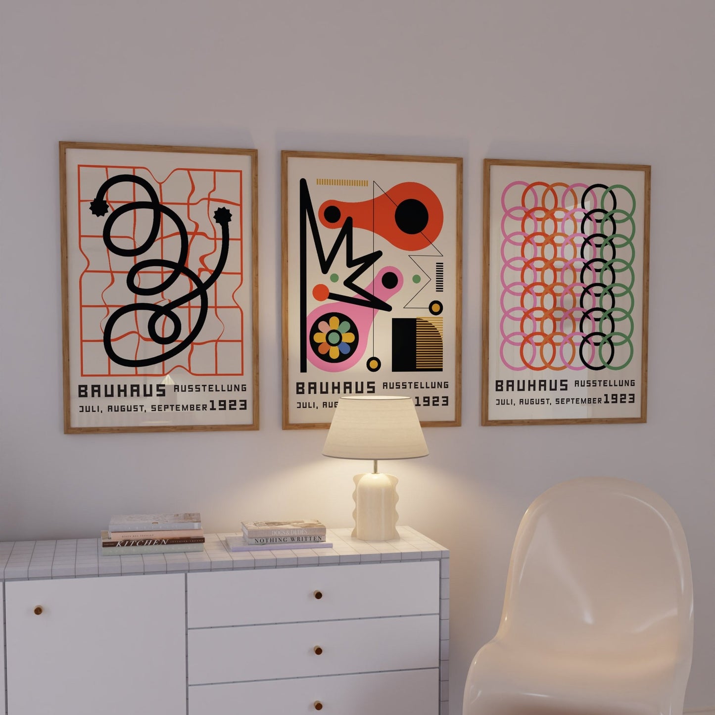 Bauhaus Print Set of 3 No. 6 - POSTERAMI