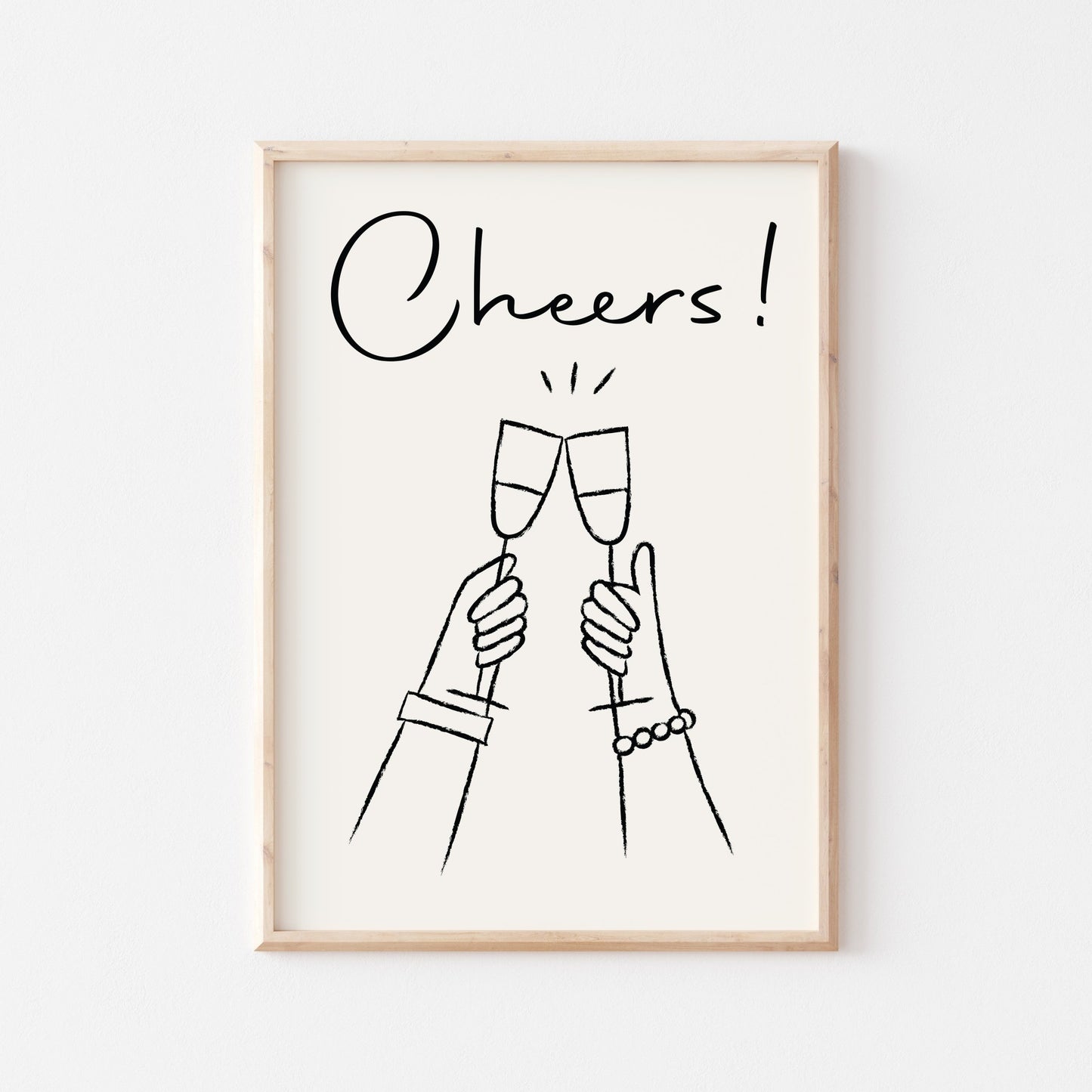 Cheers! Black - POSTERAMI