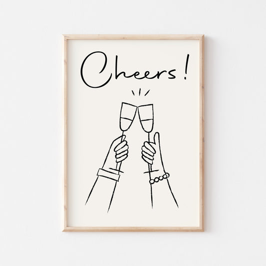 Cheers! Black - POSTERAMI