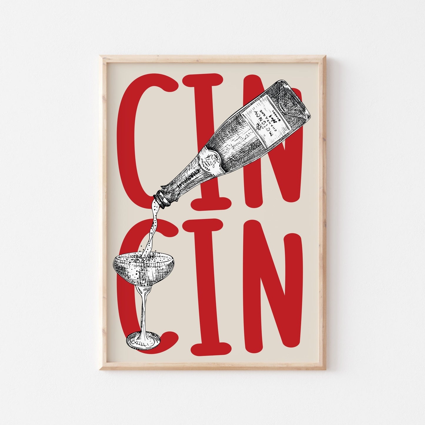 Cin Cin Art Print - Posterami