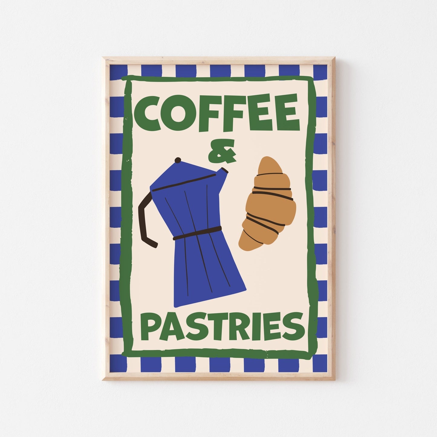 Coffee And Pastries Art Print - Posterami