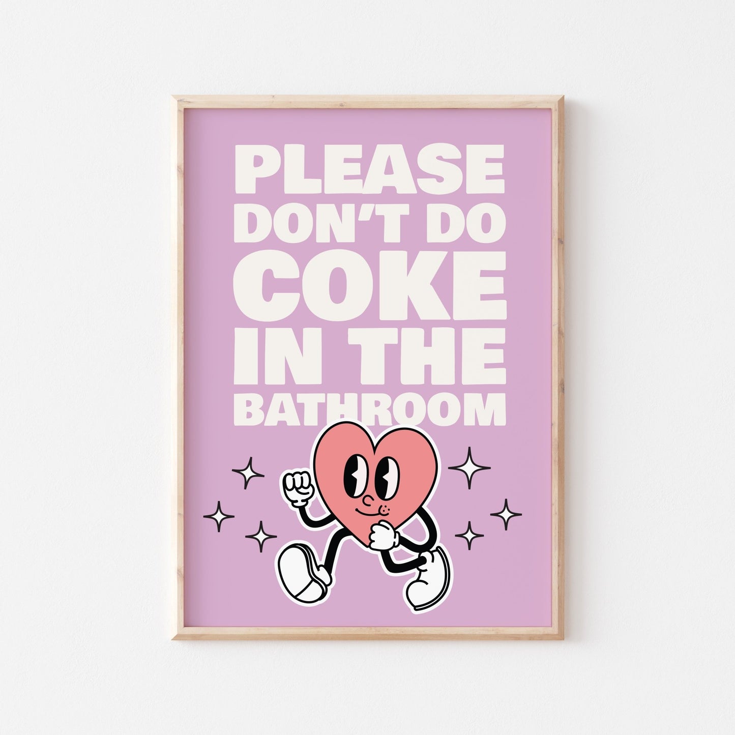 Coke In The Bathroom Print No. 3 - POSTERAMI
