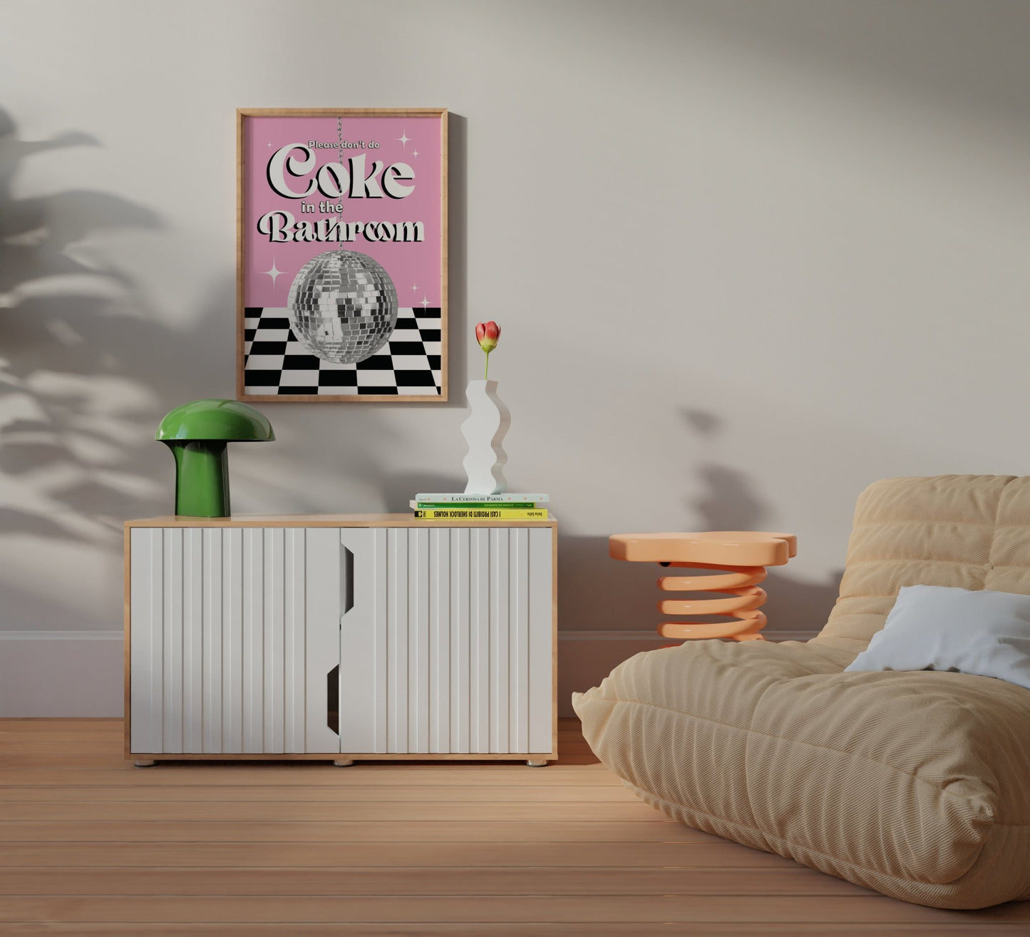 Coke In The Bathroom Print No. 8 - POSTERAMI