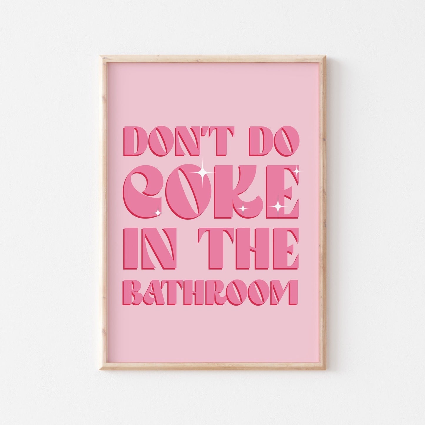 Coke In The Bathroom Print No. 9 - POSTERAMI