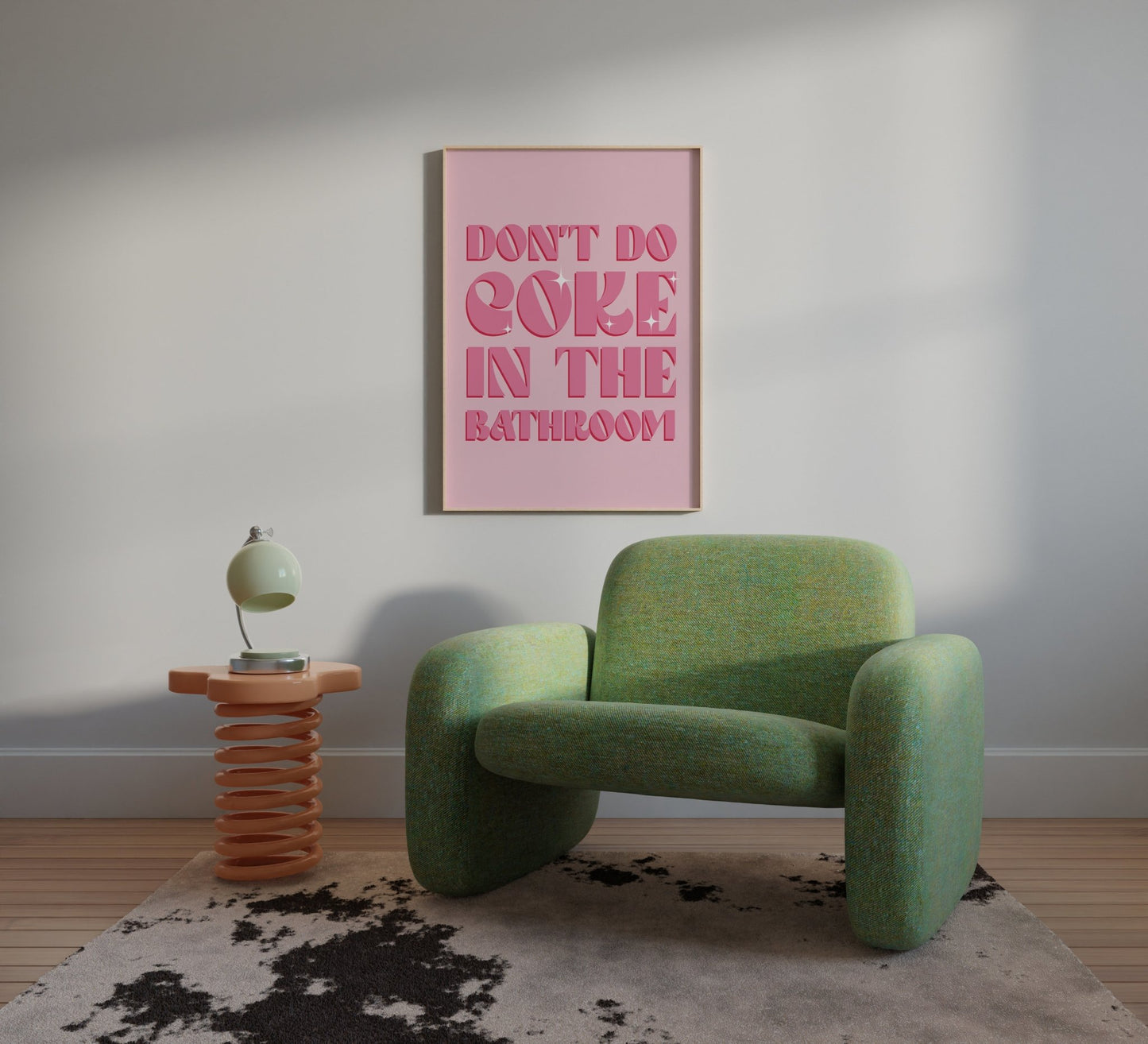 Coke In The Bathroom Print No. 9 - POSTERAMI