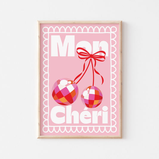 Disco Mon Chéri Art Print - Posterami