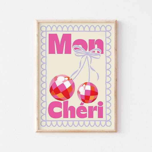 Disco Mon Chéri Art Print - Posterami