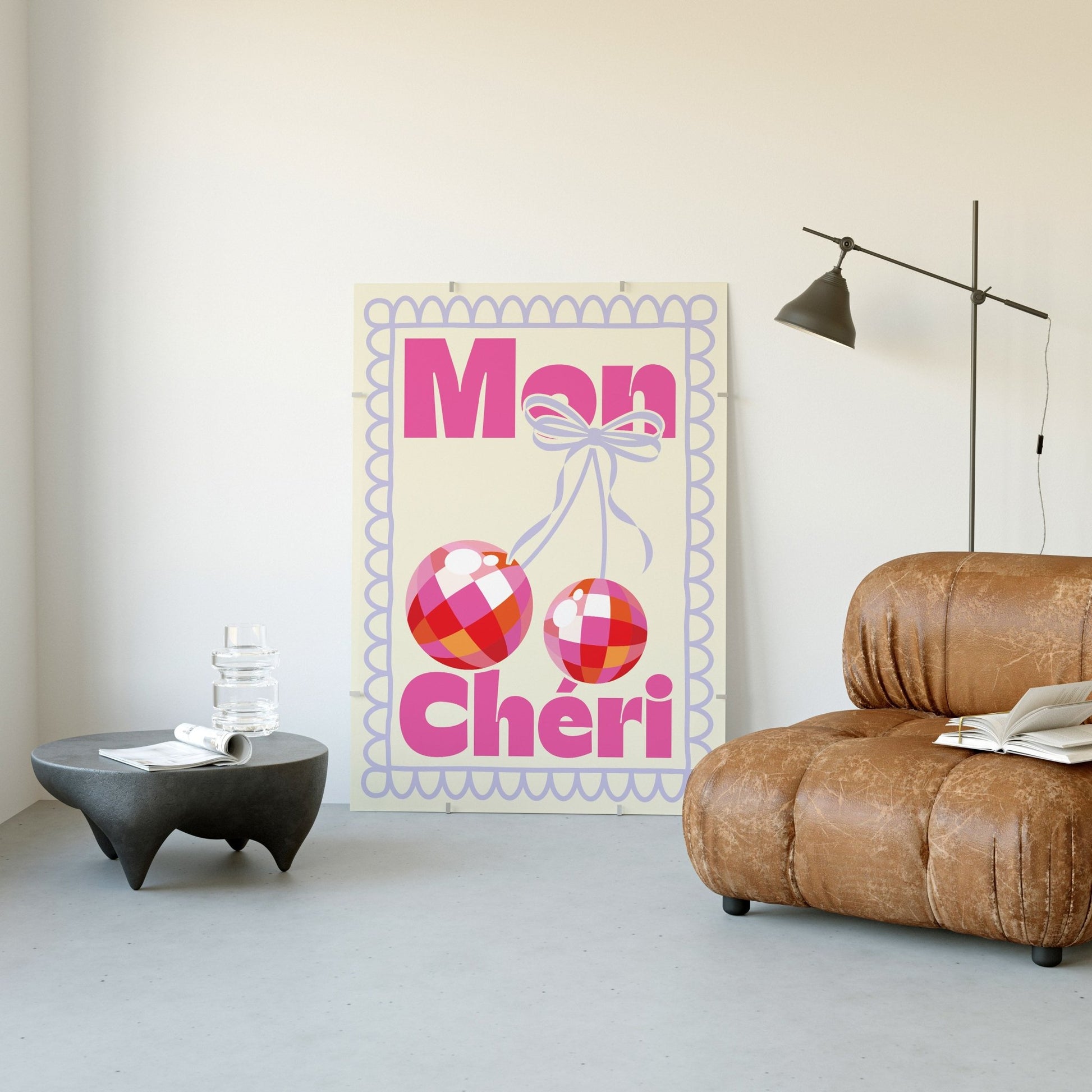 Disco Mon Chéri Art Print - Posterami