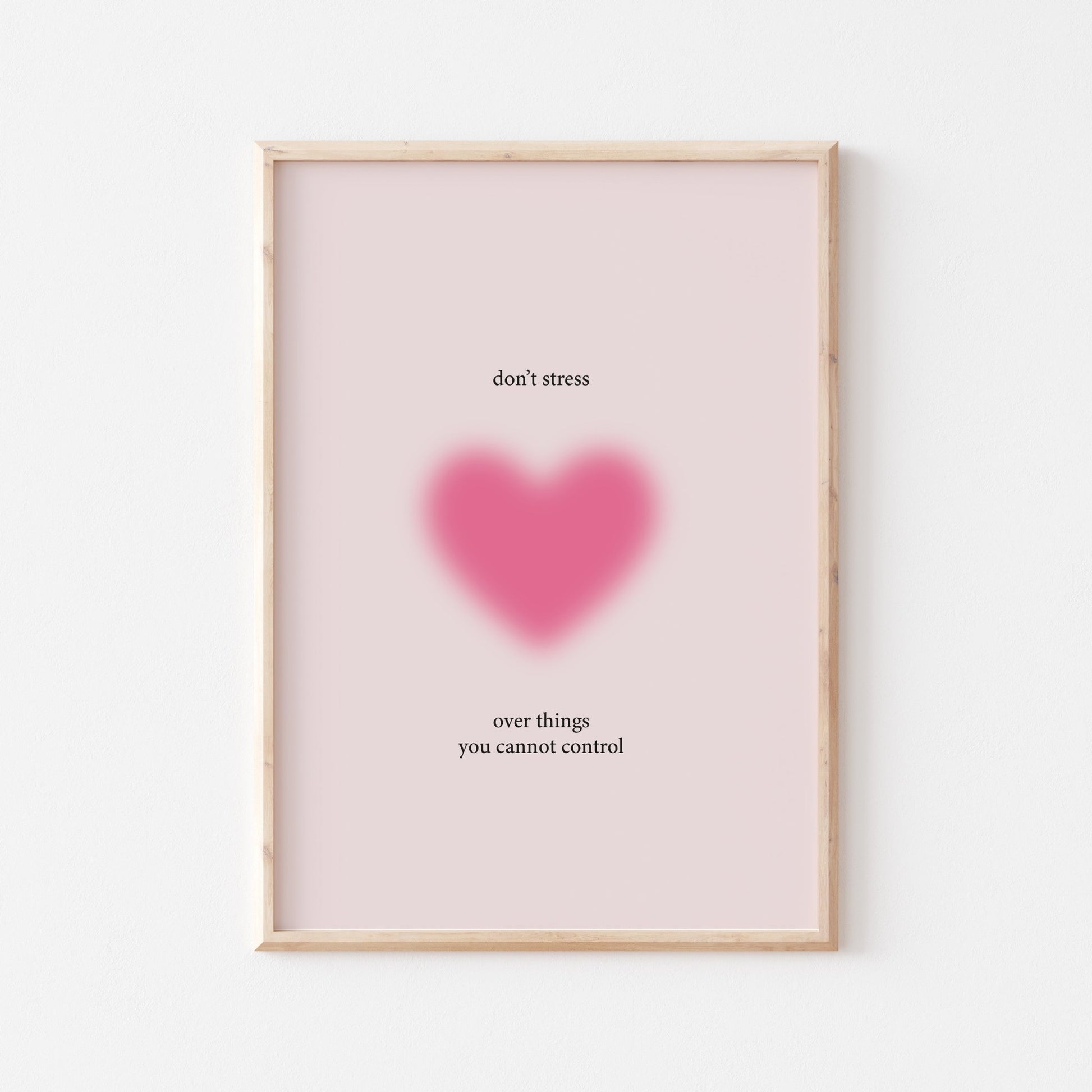 Don't Stress Over Things - POSTERAMI