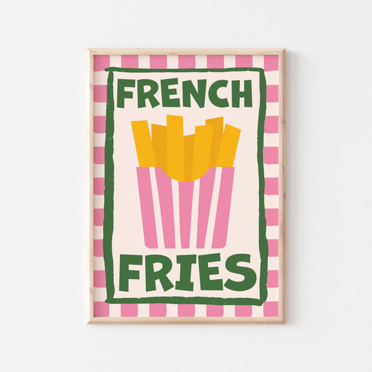 French Fries Art Print - Posterami