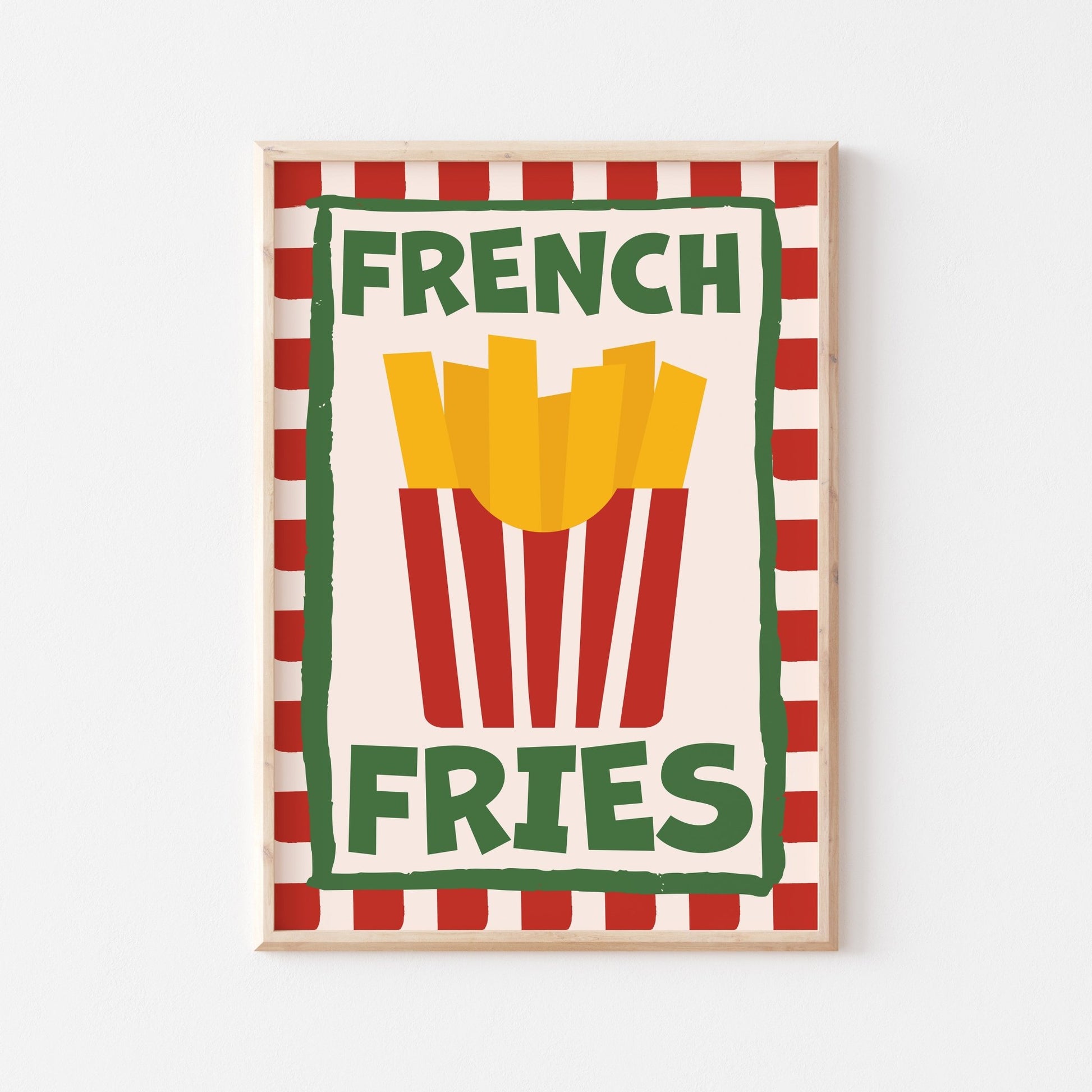French Fries Art Print - Posterami