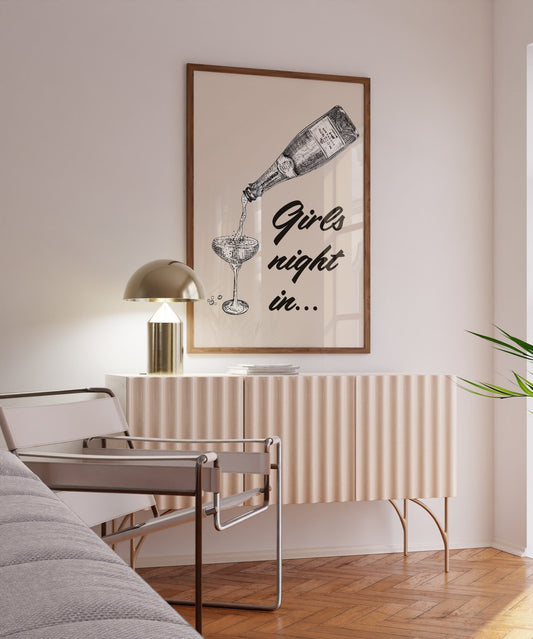 Girls Night In Art Print - Posterami