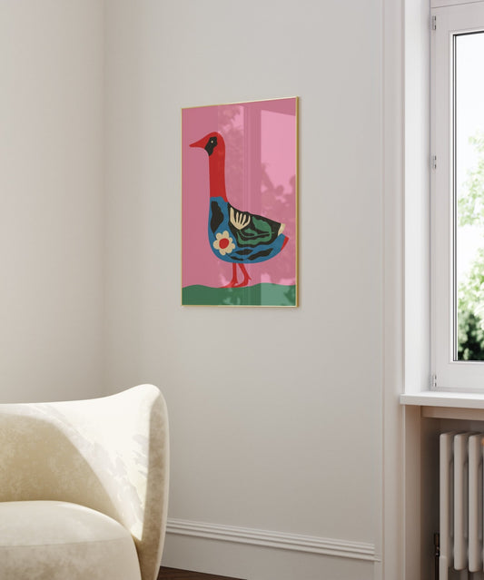 Goose Print - POSTERAMI