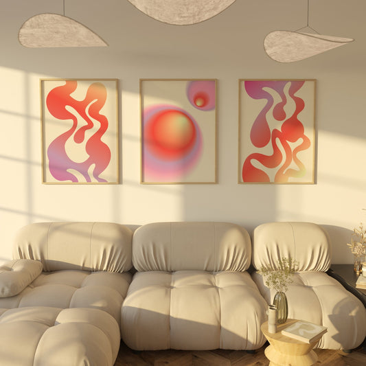 Gradient Art Print Set No. 1 - POSTERAMI