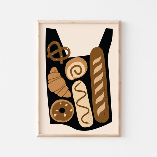 Groceries Art Print - Posterami