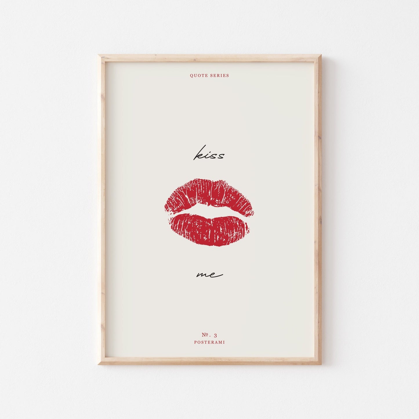 Kiss Me Art Print - Posterami