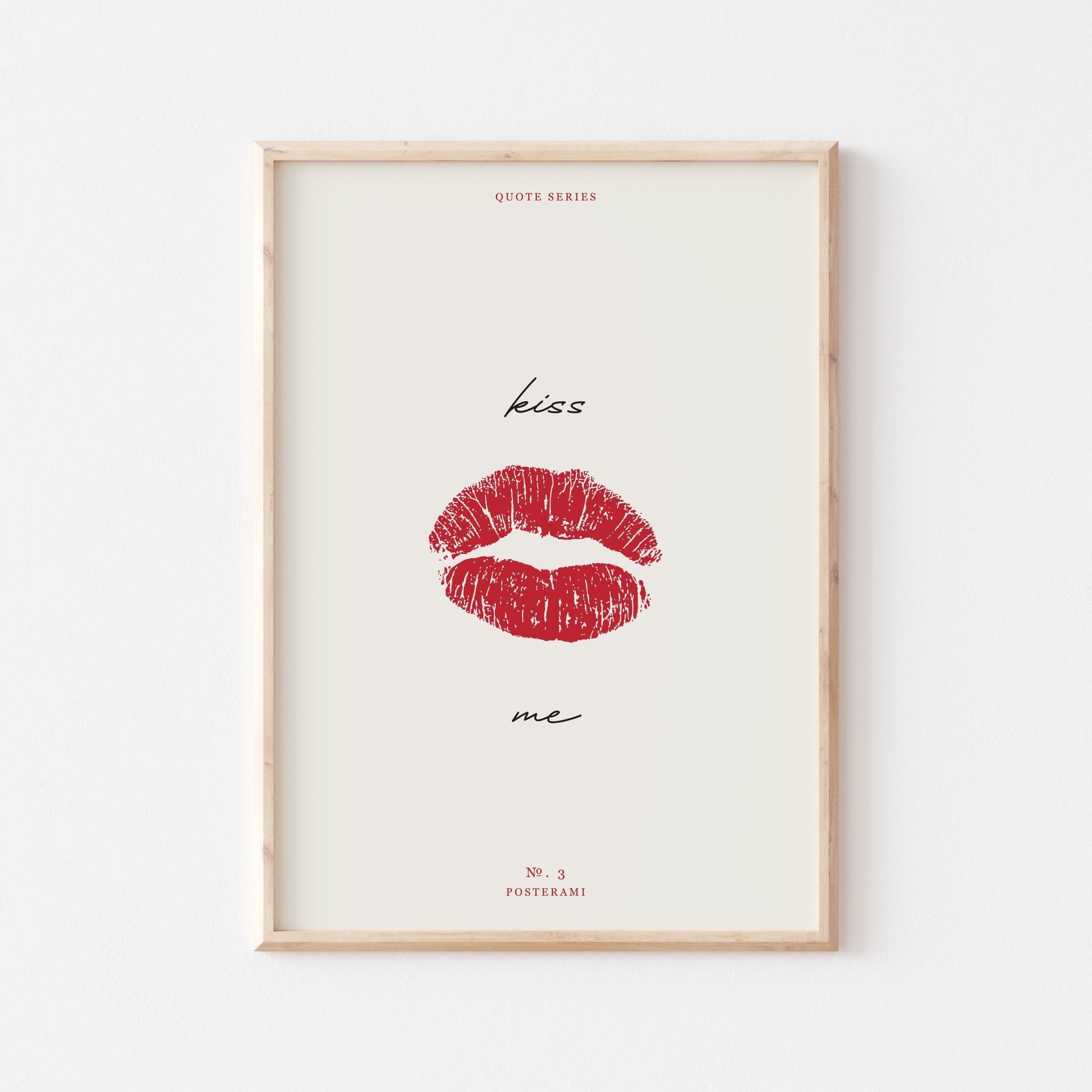 Kiss Me Art Print - Posterami