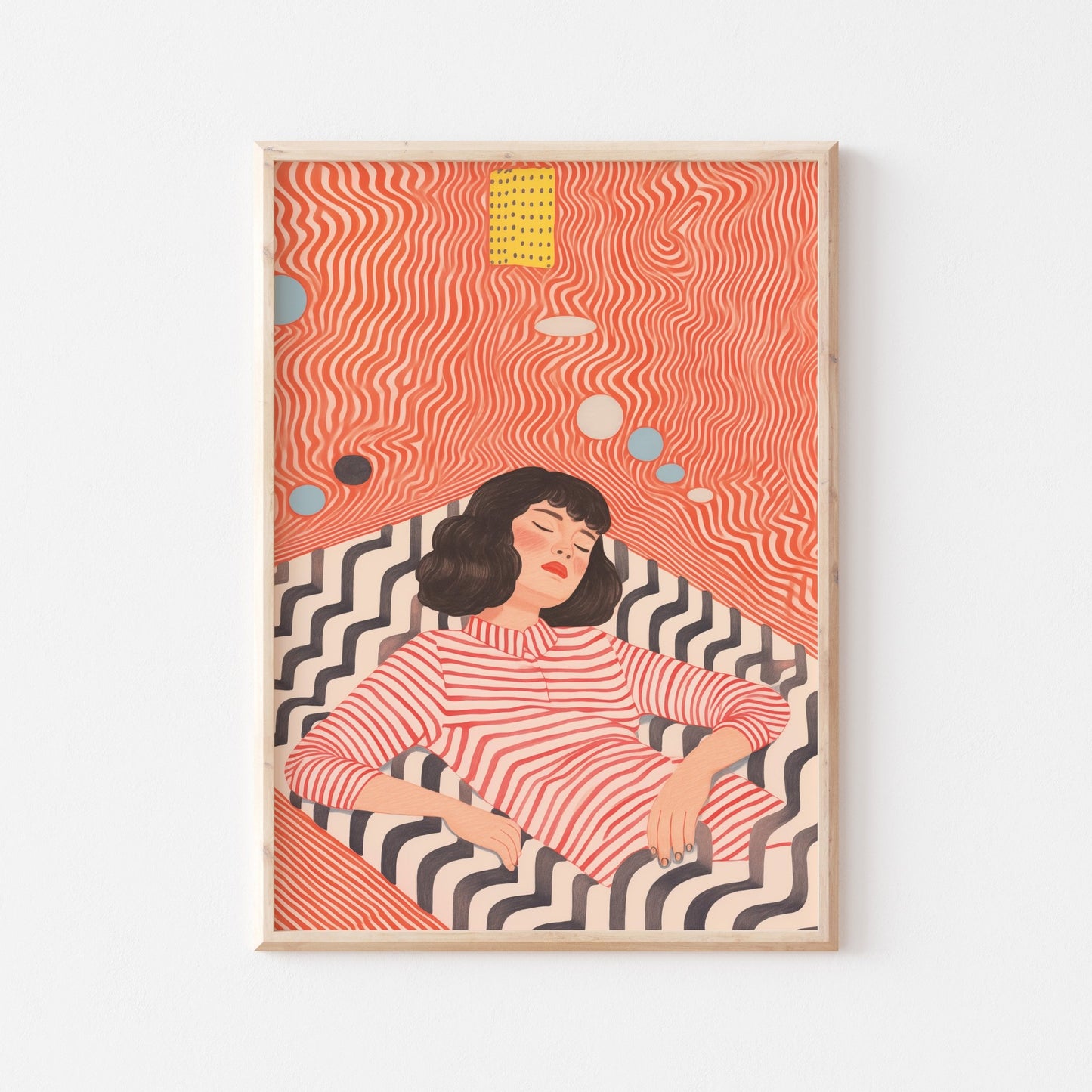 Lazy Sunday Art Print - POSTERAMI