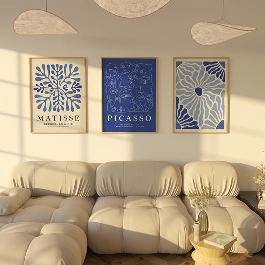 Matisse And Picasso Print Set of 3 No. 10 - POSTERAMI