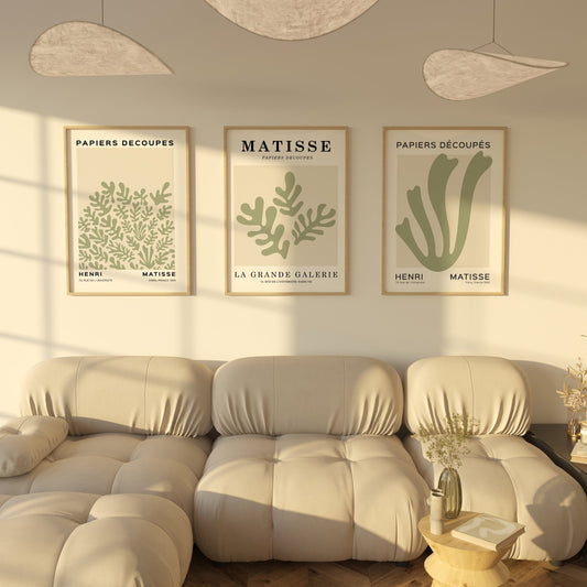 Matisse Print Set of 3 No. 12 - POSTERAMI